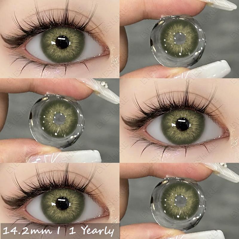 Kontaktlinser for kvinner Makeup Pataya kontaktlinser for øyne Blå Brun Lilla Fargede linser 2 stk Årlig farge Linse øyne