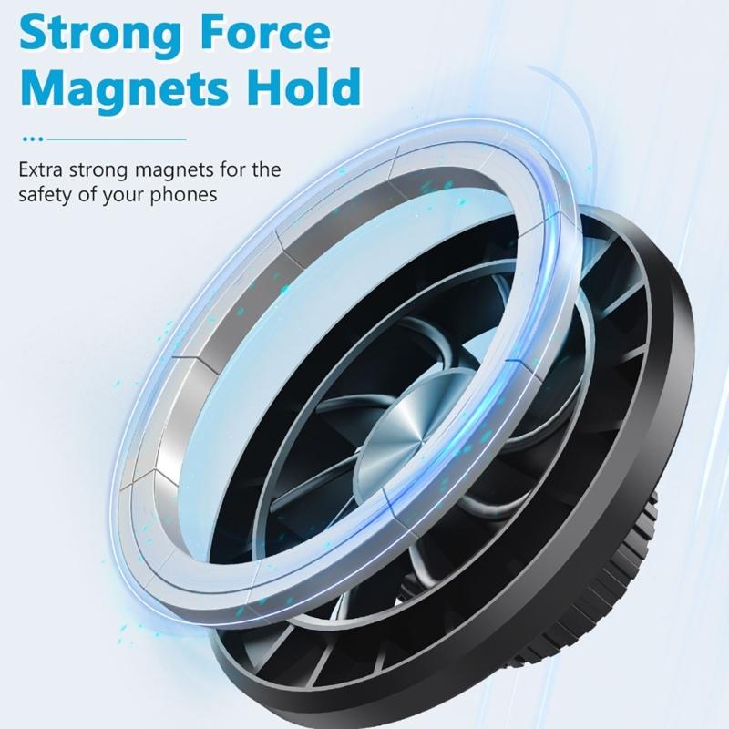 Magnetic Cellphone Holder Car Vents Dashboard Windshield Mount Base for Magsafing 14/15 Series 360°Rotate Phone Holder