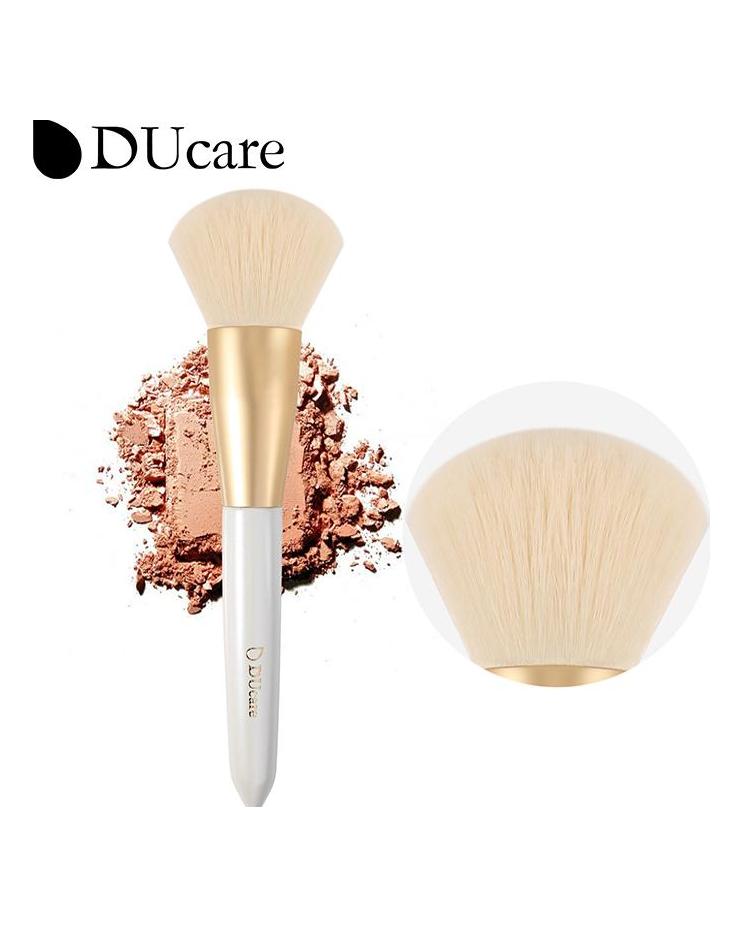 DUcare 14pcs Powder Makeup Brush Single Soft Nylon Hair White X1 Series For Eye Shadow Eyebrow Foundation Liquid Lip Brushes for Makeup