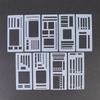 DIY Scrapbooking Record Template Flexible Handmade Stencils Tool 3 9pcs for Drawing Planners Art Craft Projects