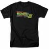 26 Back To the Future III Logo T Shirt Mens Licensed Retro Movie Tee Black Unisex T-Shirt