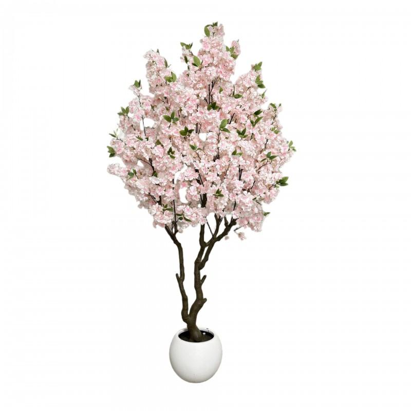 Árvore de Flor de Cerejeira Artificial Decoração de Casamento Interior de Casa Prop para Fotografia de Jardim Exterior 60cm a 260cm de Altura