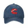 Gas Fueled Engine Cummins Baseball Cap Fashion Distressed Denim Washed Snapback Cap Unisex WomenOutdoor Workouts Hats Cap
