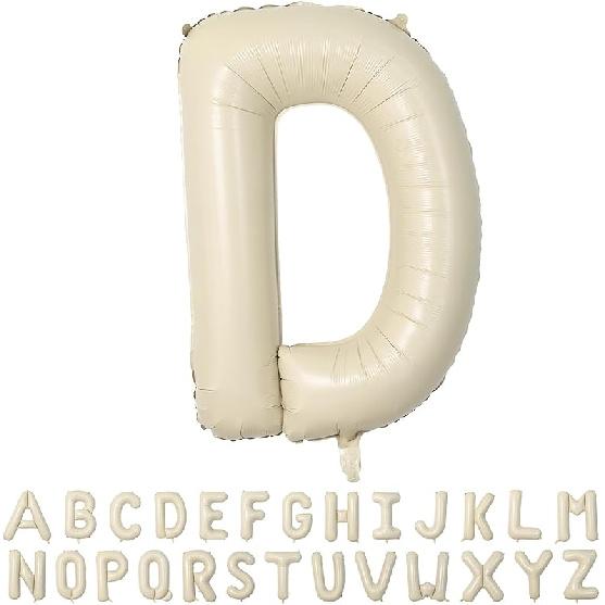 40 Inch Cream White 1 Balloon Numbers, Large Number 1 Balloon Foil Helium Number Balloons, Big 1st Foil Birthday Balloons for Boys Girls 1st Birthday