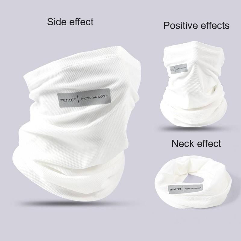 1 Pair Sunscreen Arm Covers UV Resistant Face Masks UPF50 5-degree Body Feel for Outdoor Cycling and Basketball Sports