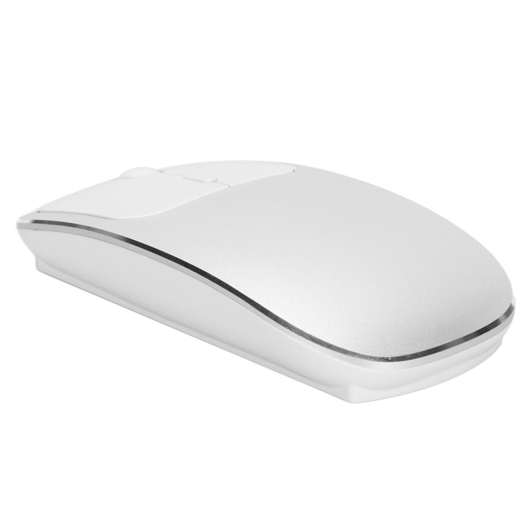 Kabellose Maus 2,4 GHz Metall Langlebig Tragbar Schlankes Design Wiederaufladbar Einstellbarer DPI Büromaus