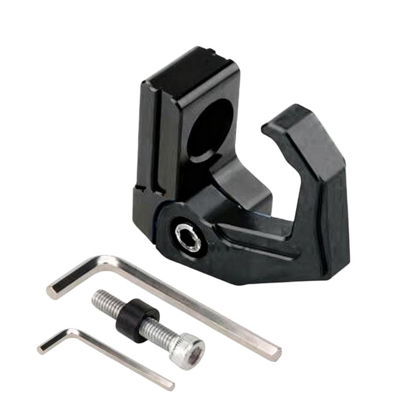 Universal Motorcycle Handlebar Mounting Bracket Motorbike Foldable Aluminum Hanger Hook For Scooter Storage Accessories