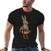 H Is For Hare Playing The Hurdygurdy Tshirt Work Wear Breathable Tee