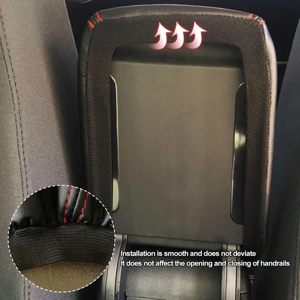 Loketní opěrka do auta Box Víko středové konzoly Kryt loketní opěrky Vnitřní kryt z mikrovláknové kůže Pro VW Volkswagen Golf 7 MK7 2012 -2019