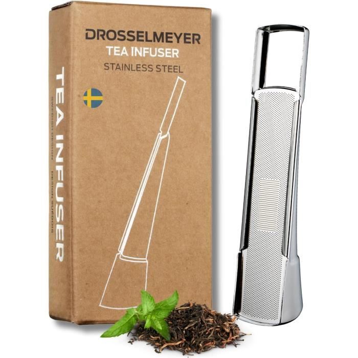 Infuseur à thé - Drosselmeyer - Acier Inoxydable - Design Élégant - Micro-perforé