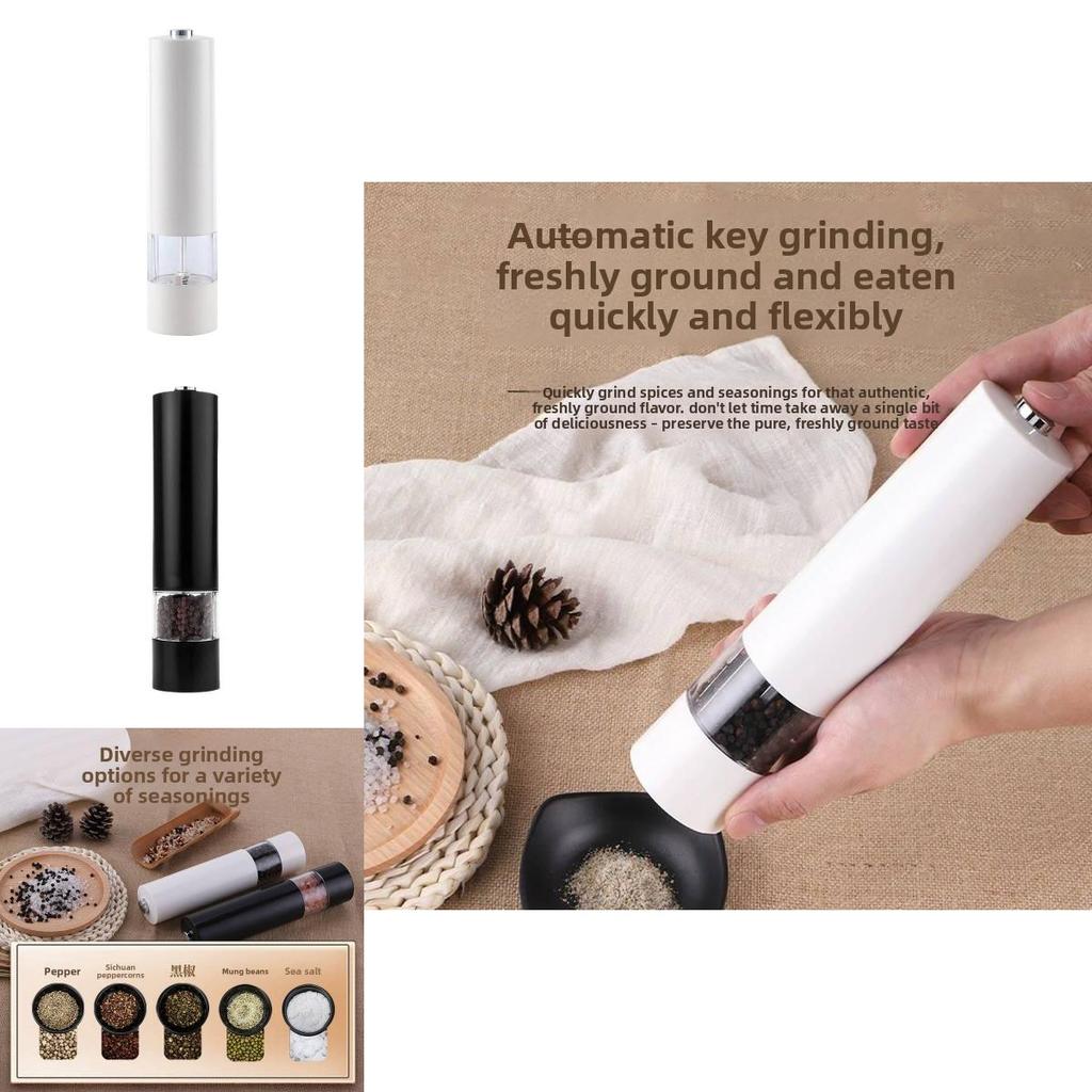 Modern Minimalist Pepper Grinder With Solid Spice Storage For Kitchen Use