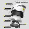 Dual Lens Electric Motorcycle Helmet for Men & Women - 3C Certified, Sun Protection, Half Helmet for Electric Scooters