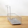 PEARL METAL Stainless Steel Dish Towel Rack, Made In Japan, for Dish Drainers and Baskets, HB-1784