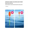 5pcs Eye-catching Triangle Tail Floats Bobbers Slip Drift Tube Fishing Floats  Fishing