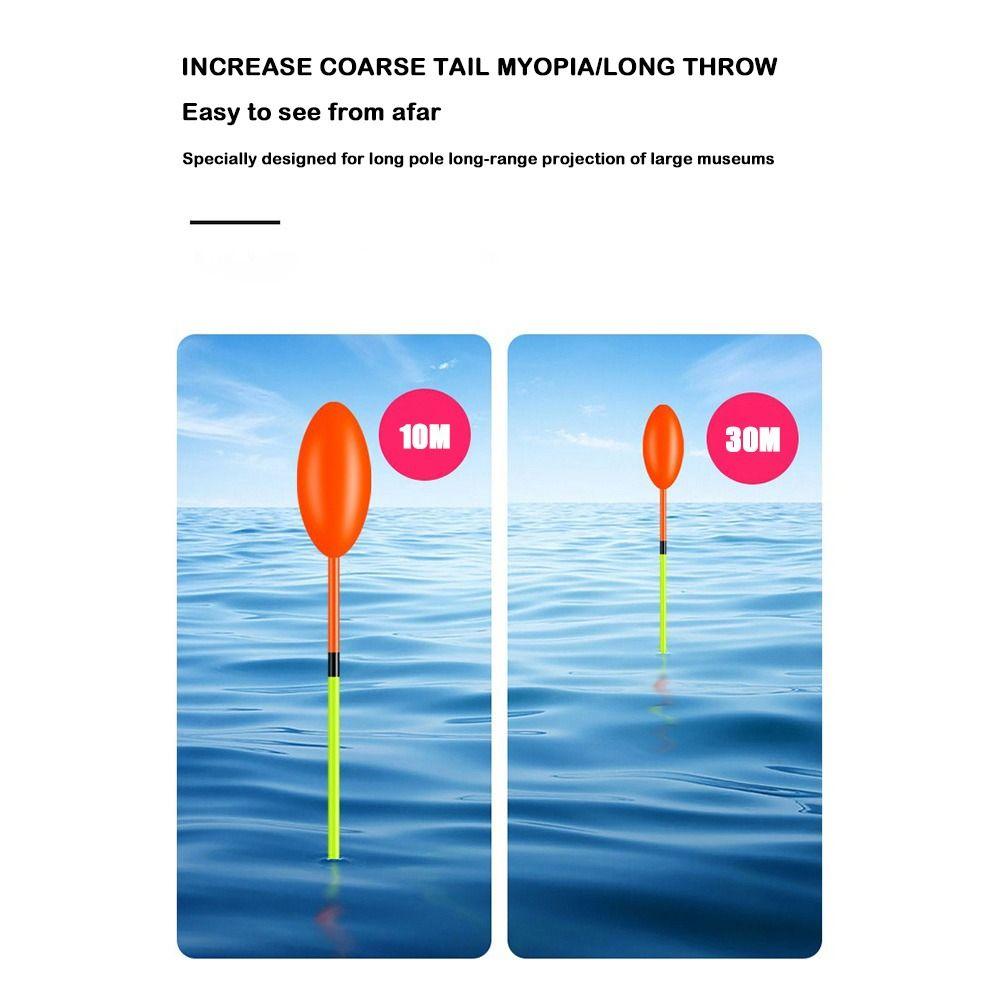 5pcs Eye-catching Triangle Tail Floats Bobbers Slip Drift Tube Fishing Floats  Fishing