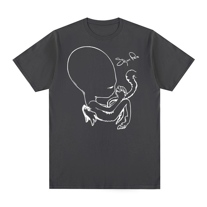 Sigur Rós Vintage Tshirt Post Rock Band Clothing Unique Graphic Godspeed Cotton Unisex T Shirt New TEE TSHIRT Womens Tops