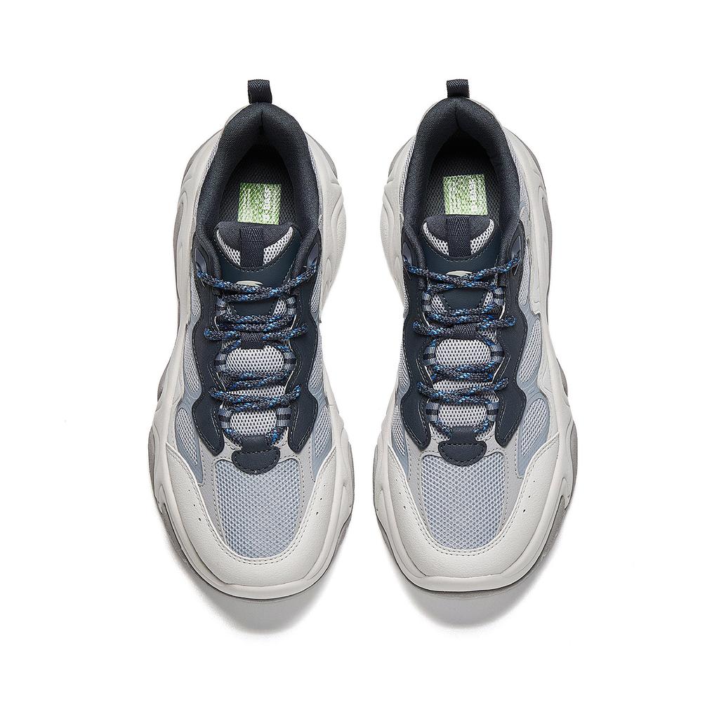 ANTA Casual Shoes Men's Low top Mist Gray/Cumulus Gray/Crystal Gray/Concrete Gray 6 112618853-6