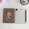 Cute Leopard Skateboard HelloKitty Tablet Case Suitable for A16 2024 11 2025 Air 5/4 10.9 iPad 10 9.7 10.2/10.5 Mini 6/5 with Pe
