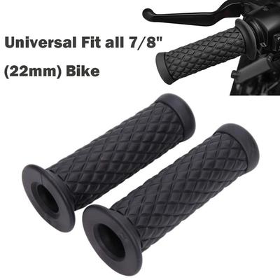 Universal 7/8" 22mm Ha Motorcycle Handlebar Grips Non-slip Rubber Handlebar Grips For Honda Suzuki Yamaha Kawasaki CG125 CB400