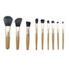 9-Piece Mini Makeup Brush Set Portable Travel Cosmetic Brushes Kit Eyeshadow Foundation Powder Brushes Beauty Makeup Tools
