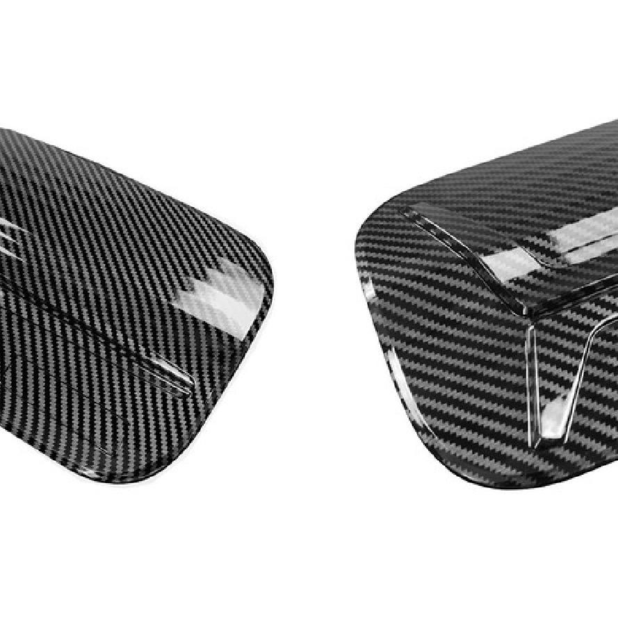 Carbon Fiber ABS Fuel Filler Gas Tank Cap Trim Cover  For Genesis G70 -2025