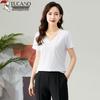 Women's Cotton V-Neck Short Sleeve T-Shirt