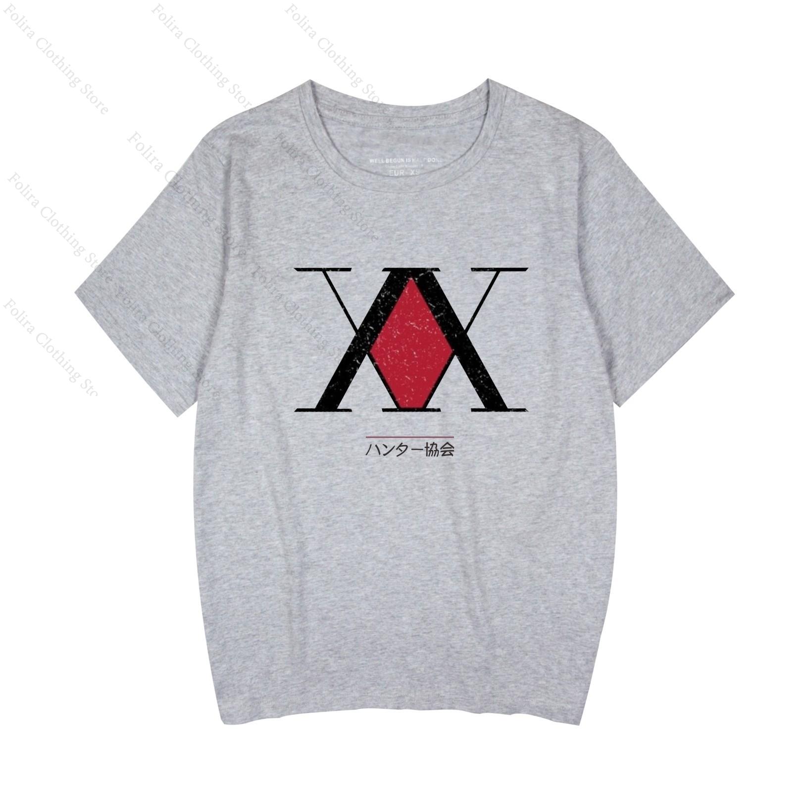 

Anime HUNTER x HUNTER Print Tshirt Cotton Unisex Tshirt Summer Unisexs Clothes Unisexs Tshirts Short Sleeve Tee Unisexs Clothes S