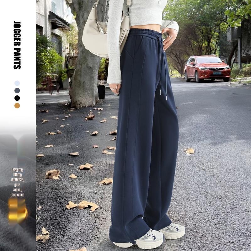 

Handu Yishe Women s Velvet-Lined Banana Shaping Casual Pants XL