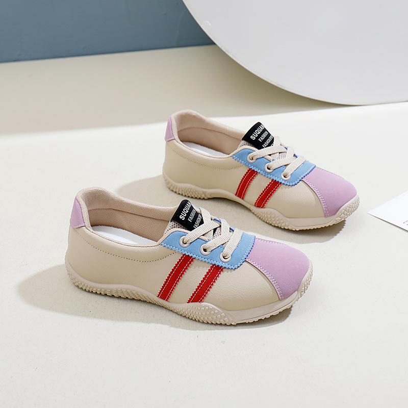 White Shoes for Students Women Trendy Summer New Platform Height Increasing Breathable Casual Shoes Street Shot