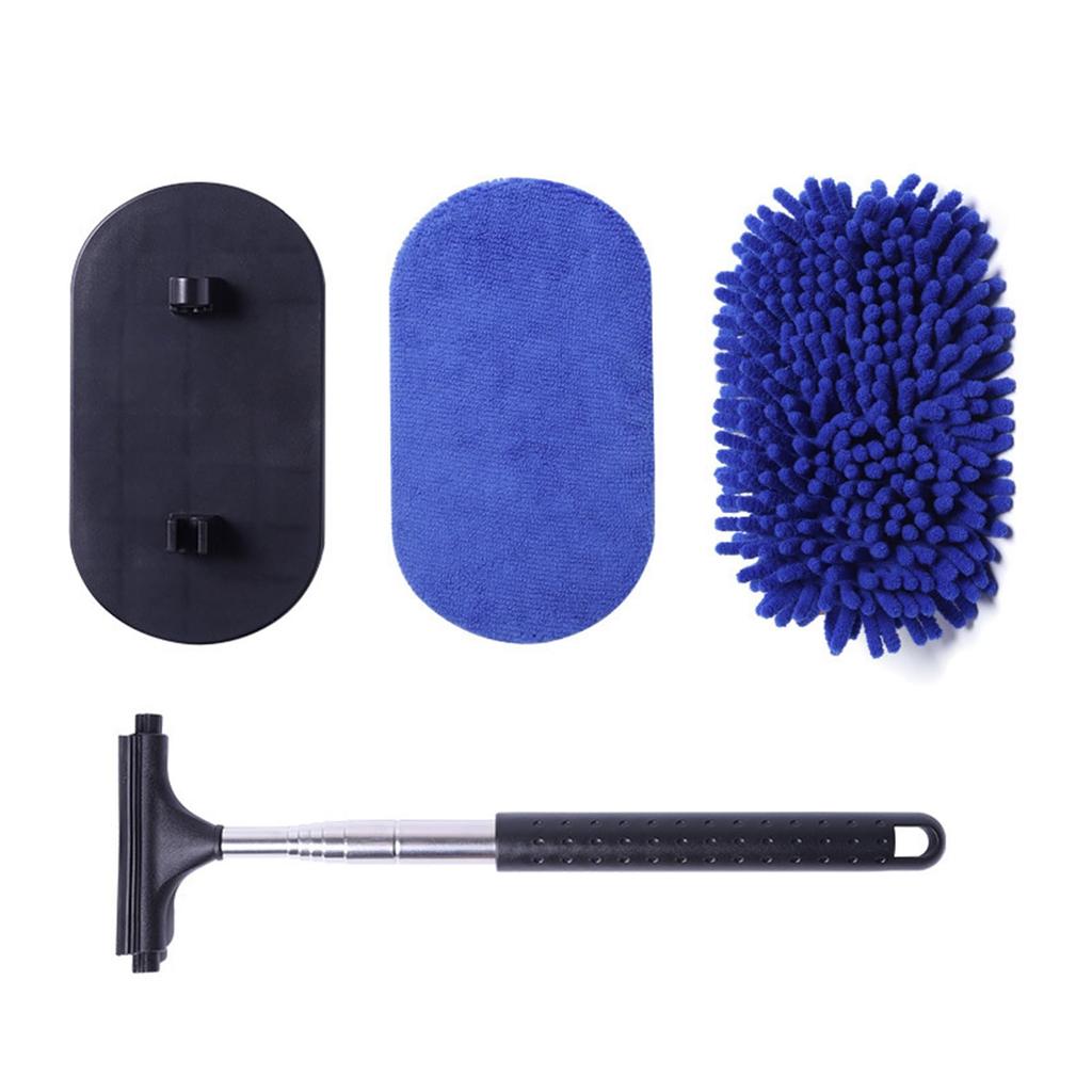 RICISUNG Car Side Mirror Car Water Portable Telescoping Long Car Window Car Window Glass Interior Window Car Wash Cleaning Tool Wiper, Drainer, Pole,