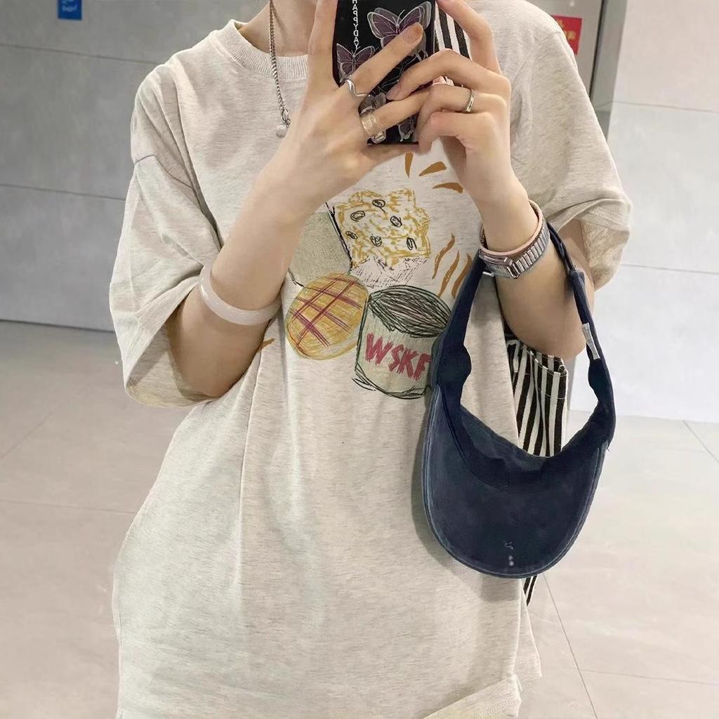 Vintage American Retro Women’s Oversized Cotton T-Shirt, Summer 2025 Collection