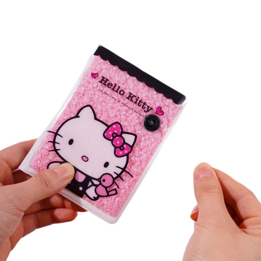 Hello Kitty Kawaii Plush Notebook - Cute Gel Cover Student Planner Diary