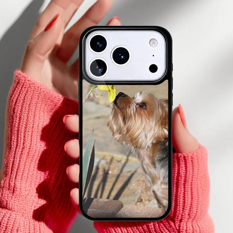 Yorkshire Terrier Yorkie Dog Pet Animal Phone Case for iPhone 17 Air 16e 15 14 13 Pro Max Back Cover for 12 11 Pro Coque