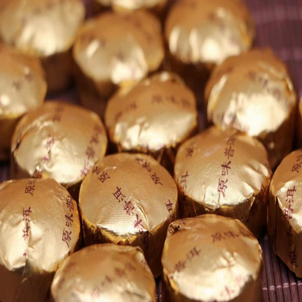 Yunnan Puer Tea Menghai Chenxiang Original Xiaojintuo Ripe Tea Mini Tuo Cha 500g