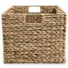 Panier de rangement - vidaXL - 3 pcs - Jacinthe d'eau - Métal - Beige