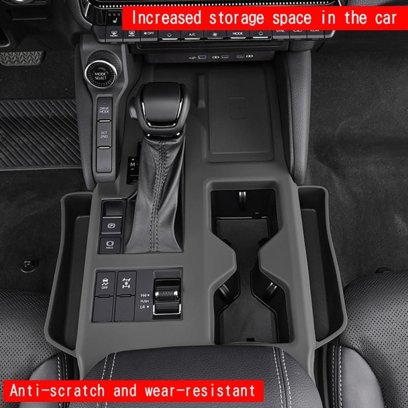 LHD RHD For Toyota Land Cruiser 250 Prado LC250 2024 2025 Silicone Rubber Center Console Gear Shift Panel Cover Trim Accessories