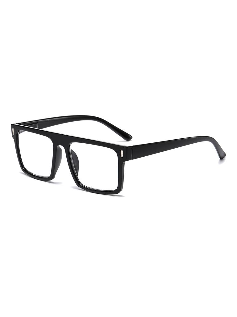 New Style Square Frame Big Face Slimming Reading Glasses Trendy Rice Nail Reading Glasses