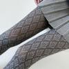 Women Vintage Sweet Girls Slimming Pantyhose Stockings Dark Floral Patterned Opaque Silky Skinny Tights Leggings Hosiery