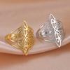 Double Layer Celtic Knot Stainless Steel Ring for Large Sizes