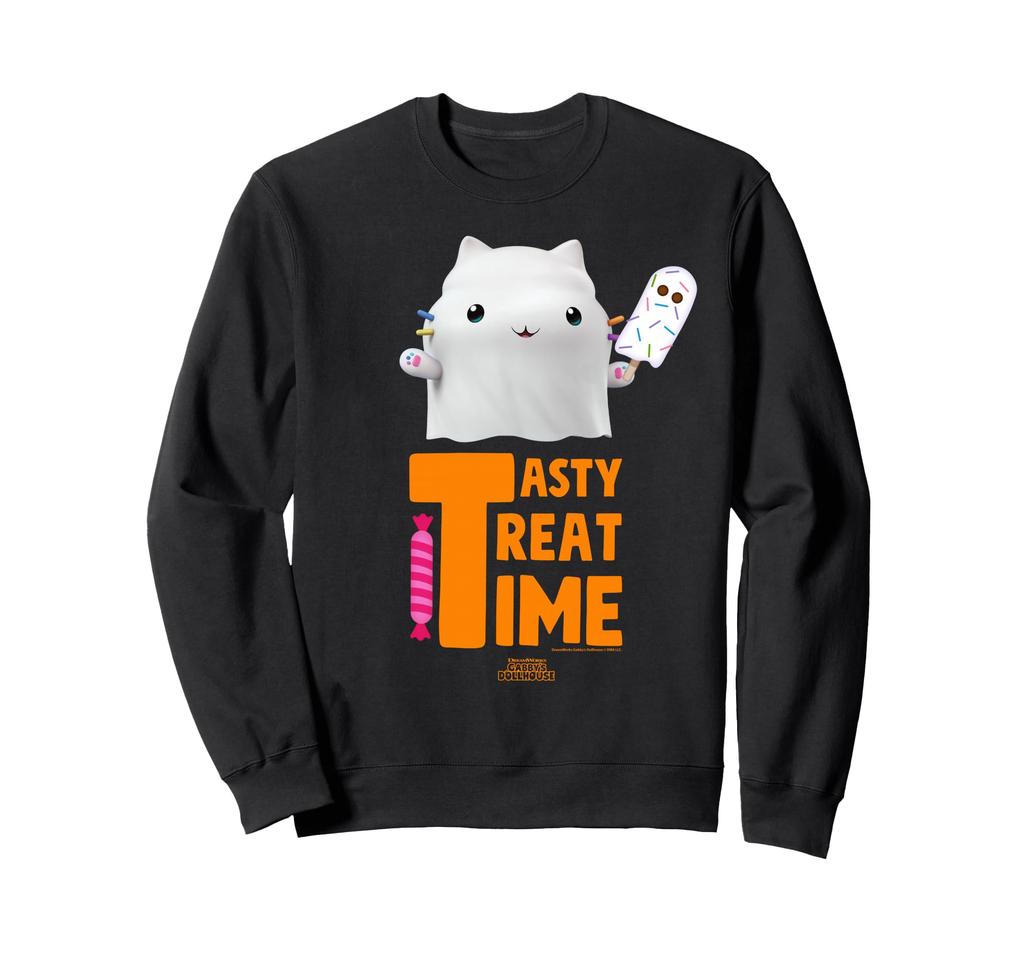 DreamWorks Gabby's Dollhouse Cakey Tasty Treat Time Ghost Sweatshirt