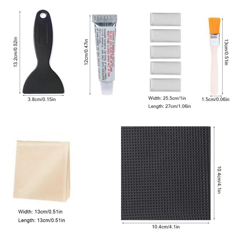 15pc Glue on Patches Trampoline Repair Kit Trampoline Mat Patches Inflatable Pool Boat Waterproof Trampoline Repair Accessories