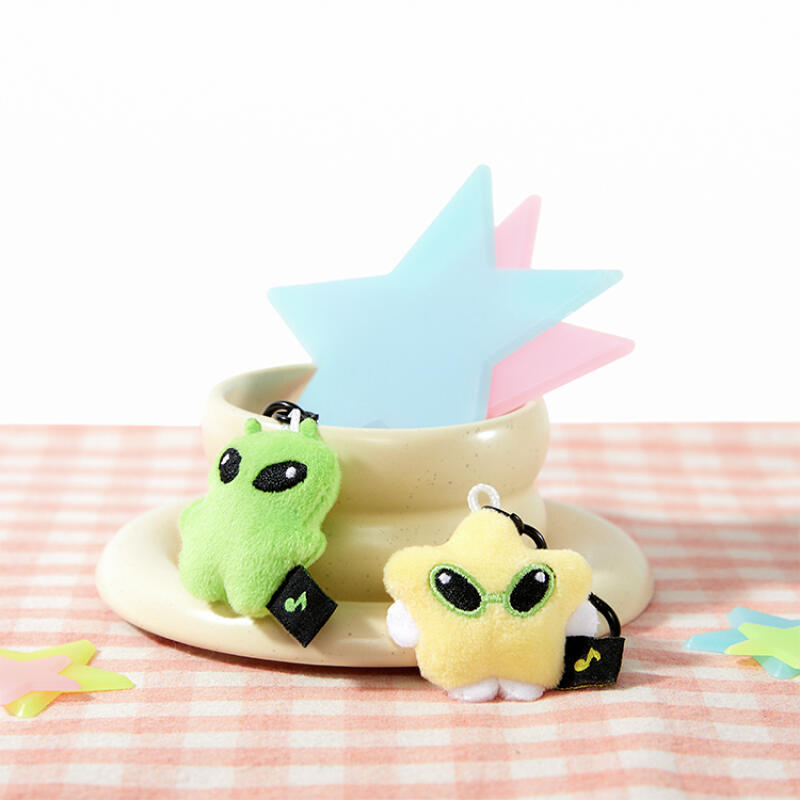 Collection of crab doll keychains