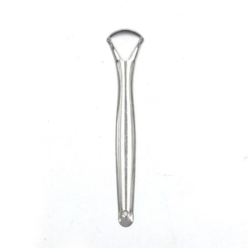 

Скребок для языка из нержавеющей стали Очиститель налета на языке Скребок для языка Щетка для чистки налета на языке Уход за полостью рта Скребок для языка Special offer