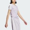 adidas Set In Sleeve T Shirt Women's Silver Purple JI9794