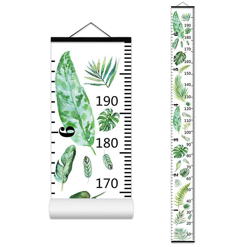 Nordic Style Children's Height Chart - Decorative Wall Hanging Measuring Sticker