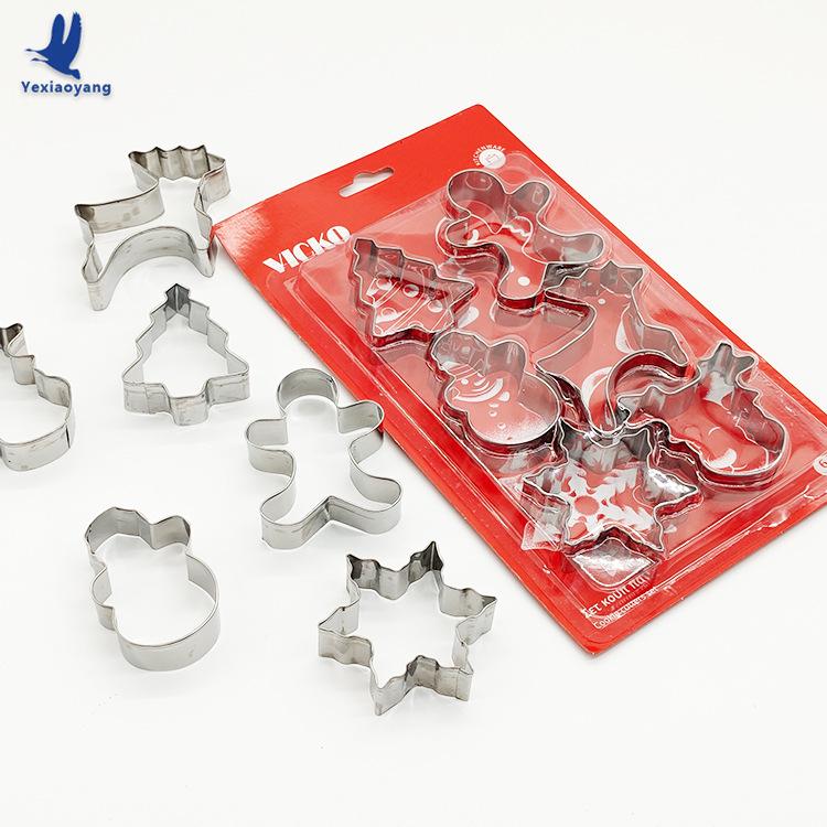 Heart Star 12-Piece Stainless Steel Cake & Cookie Cutter Mold Set