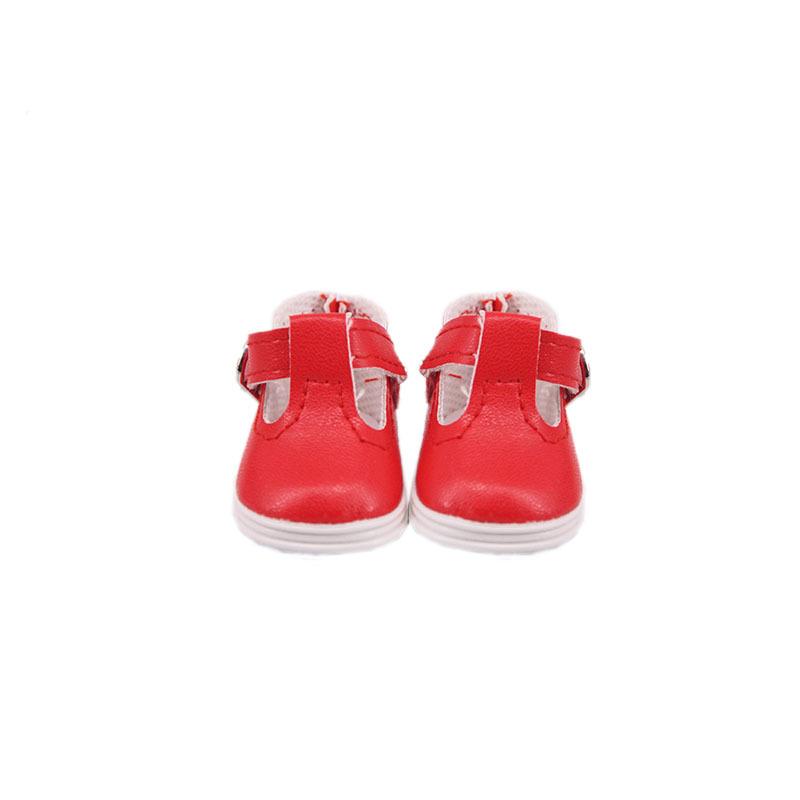 Puppenschuhe aus weichem PU, 5,1 cm, für 36,8 cm große Puppen von 32–34 cm, Geschenkzubehör für Mädchen, 1 Paar