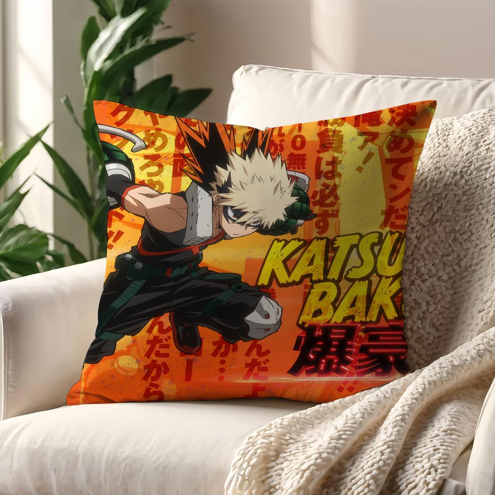 Katsuki Bakugo My Hero Kissenbezug Für Kissen Sofa Druck Dekoration Zimmer Haus Büro Café Auto Nordische Schlichtheit