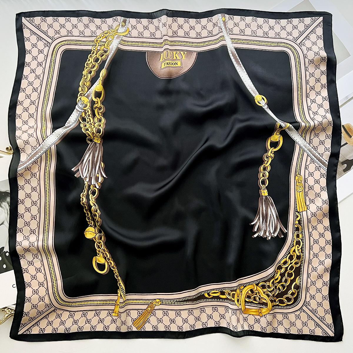 

Новый минималистский маленький квадратный шарф женский шарф профессиональный маленький шарф осенне-зимний теплый шарф шаль темперамент повязка на голову 70*70cm