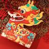 Cute Zodiac Dragon Red Envelope National Style Cartoon Red Bag Folding Red Packet  Festival Gift